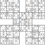 1001 Easy Samurai Sudoku Puzzles Sudoku Puzzles Puzzle