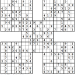 1001 Easy Samurai Sudoku Puzzles Sudoku Puzzles Sudoku