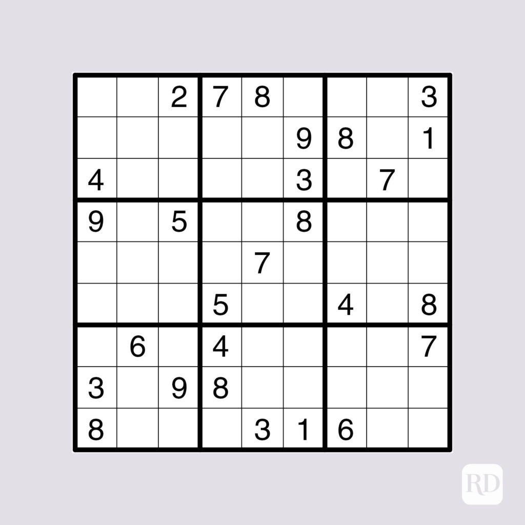 15 Free Printable Sudoku Puzzles For All Levels Reader S
