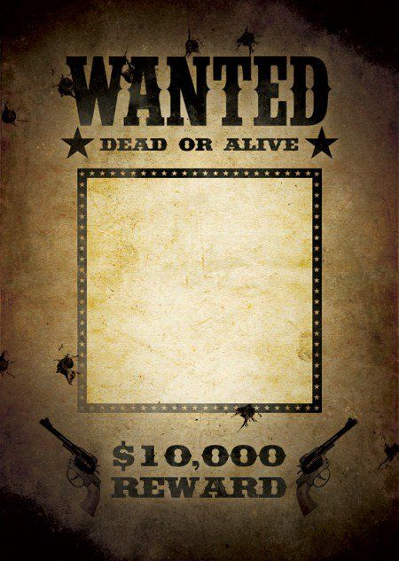 29 FREE Wanted Poster Templates FBI And Old West