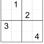2X2 Sudoku Printable Printable Template Free
