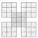 4 Best Printable Samurai Sudoku Grid Printablee