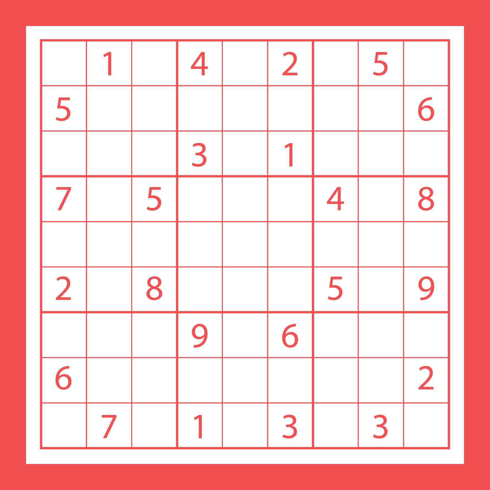 Games Sudoku Printable