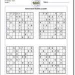 Evil Sudoku Puzzles Printable