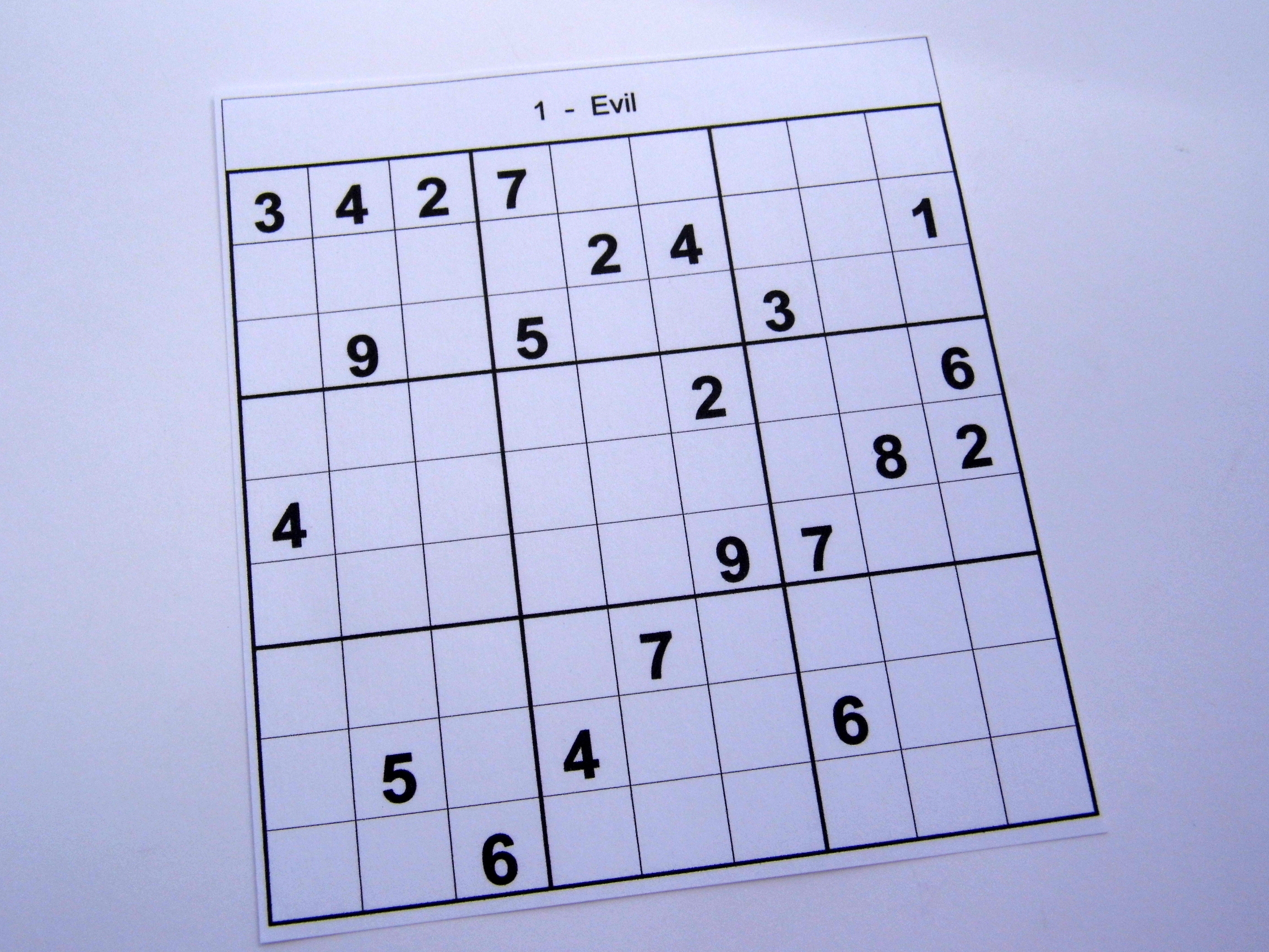 Advanced Sudoku Printable