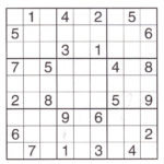 Advanced Sudoku Printable Printable Template Free