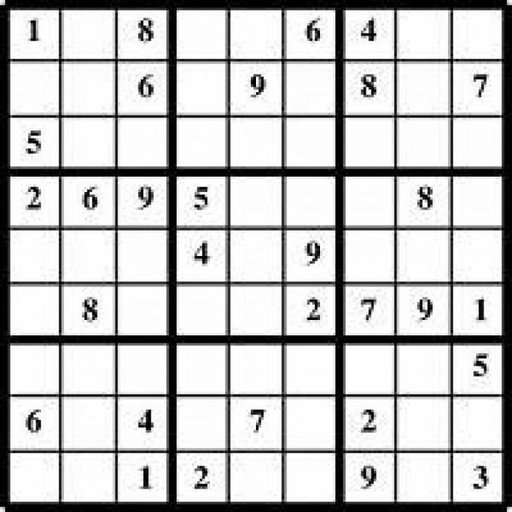 Free Printable Sudoku Puzzles Livewire