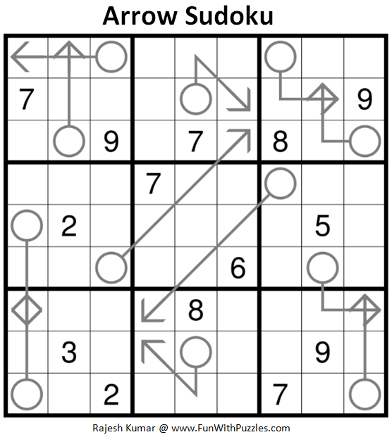 Arrow Sudoku Printable