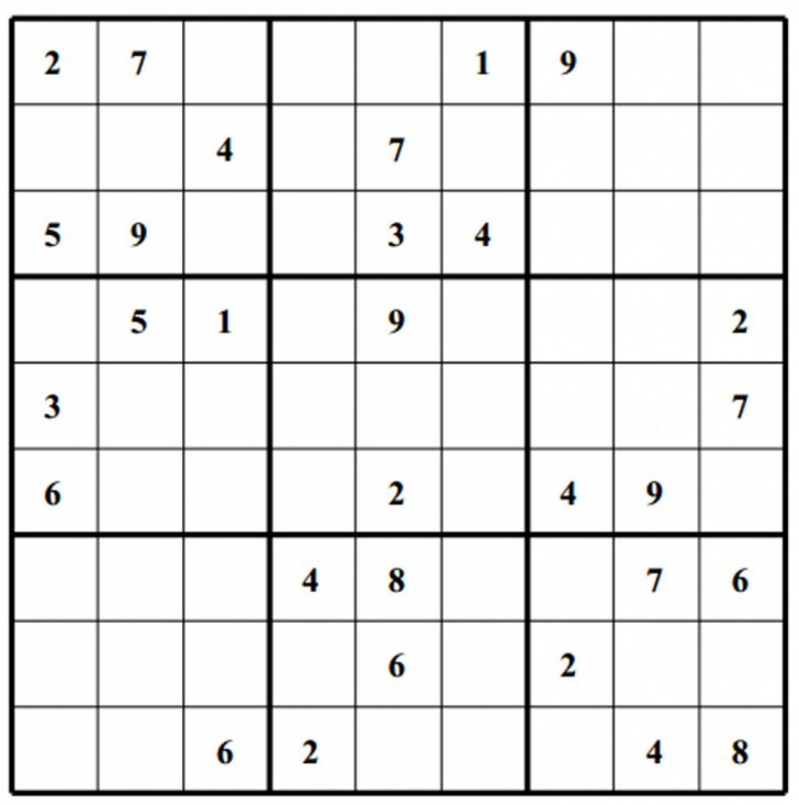 Sudoku 8x8 Printable