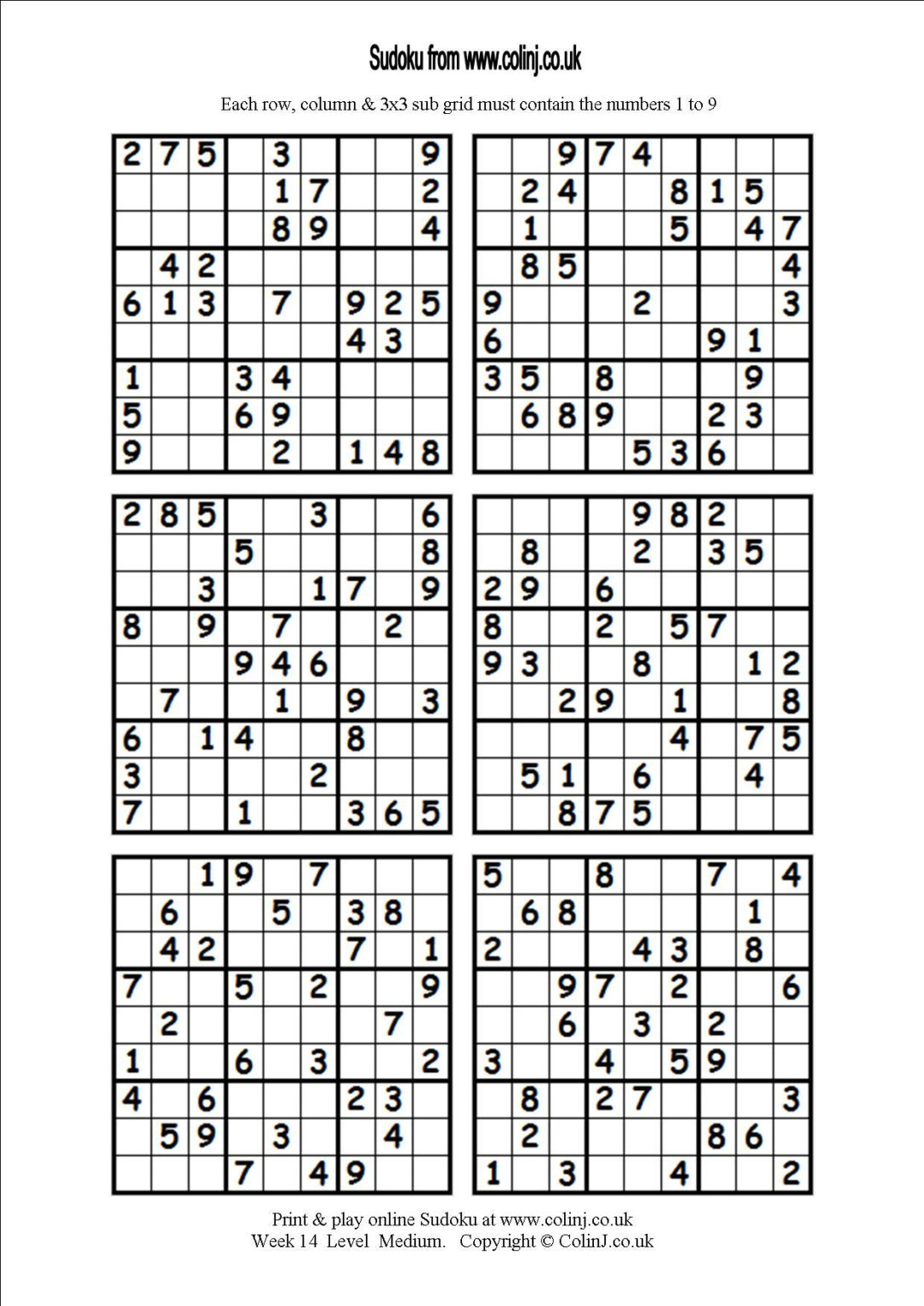Blank Sudoku Worksheet Printable Worksheets And | Printable Sudoku