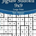 Bol Jigsaw Sudoku 9X9 Large Print Easy To Extreme