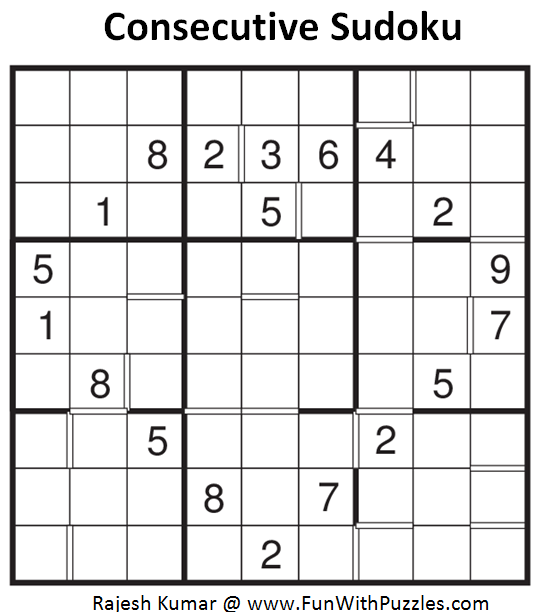 Consecutive Sudoku Printable