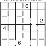 Consecutive Sudoku Mini Sudoku Series 65 With Images