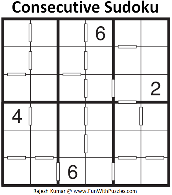 Consecutive Sudoku Printable