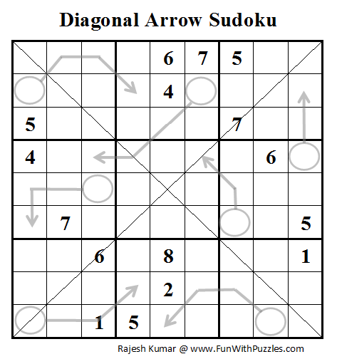 Arrow Sudoku Printable