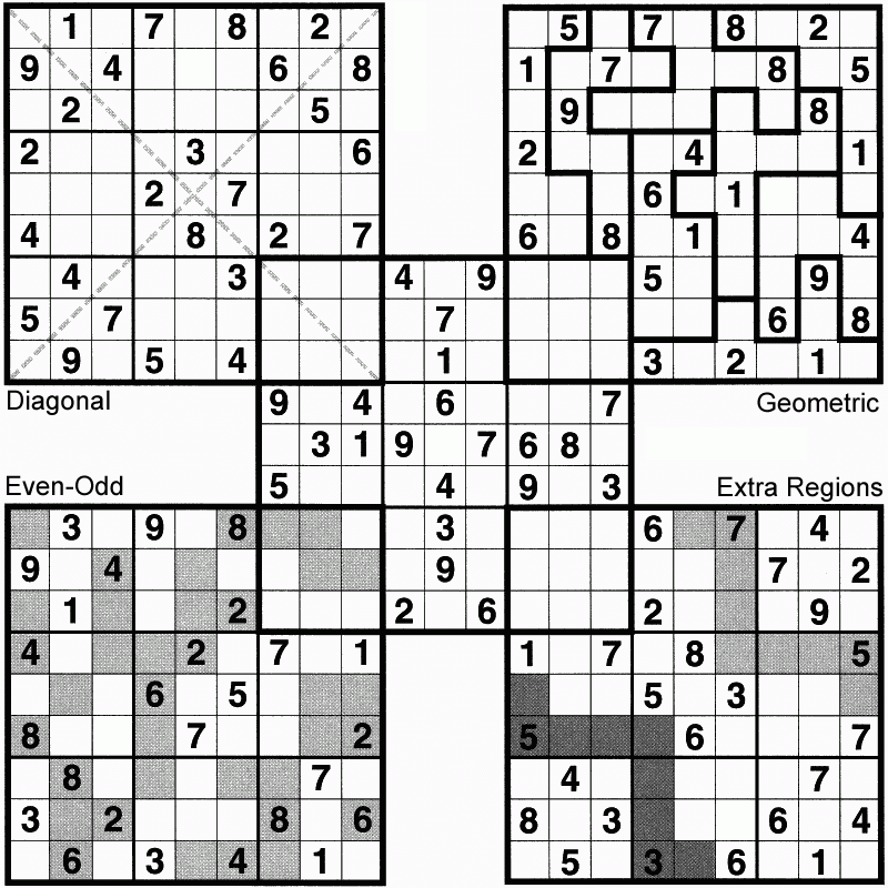 Sudoku Diagonal Printable