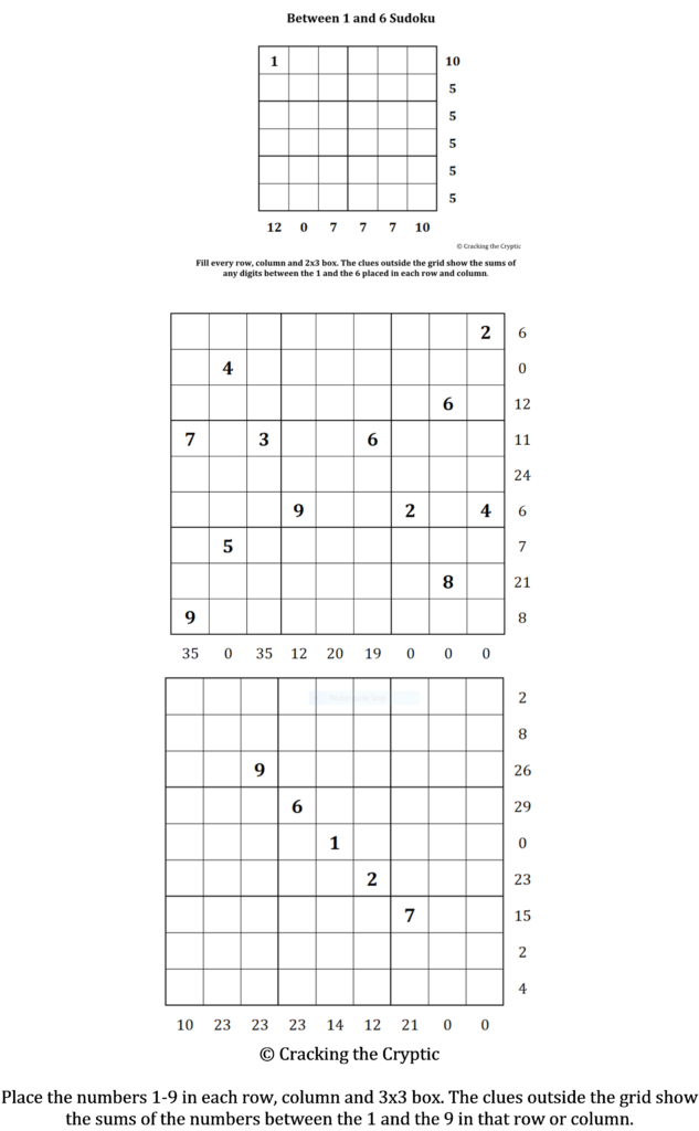 Did You Solve It Sandwich Sudoku A New Puzzle Goes