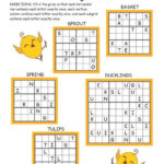 Easter Sudoku Puzzle Worksheet