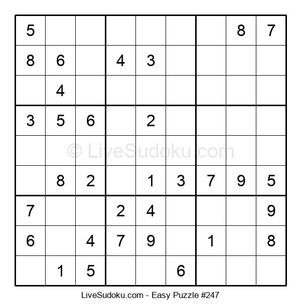 Easy Sudoku Online 247 Live Sudoku