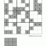 Easy Sudoku Printable Canas Bergdorfbib Co Printable