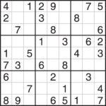 Easy Sudoku Puzzles Printable Oppidan Library