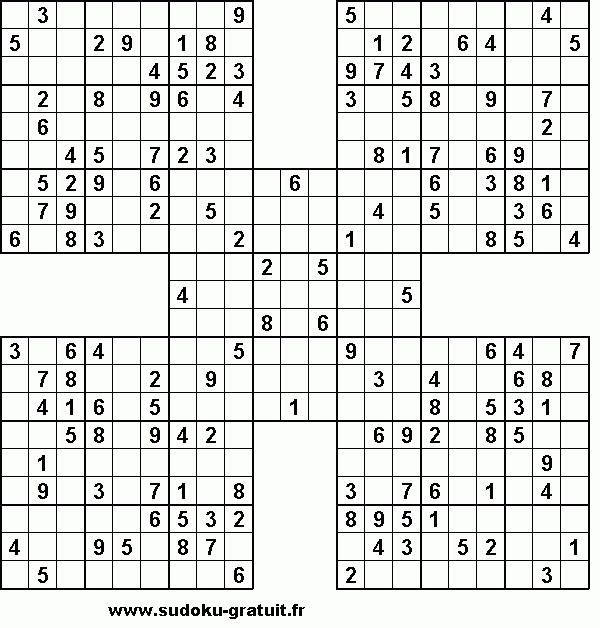 Printable Sudoku Puzzles Expert