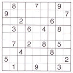 Expert Sudoku Printable Printable Template Free