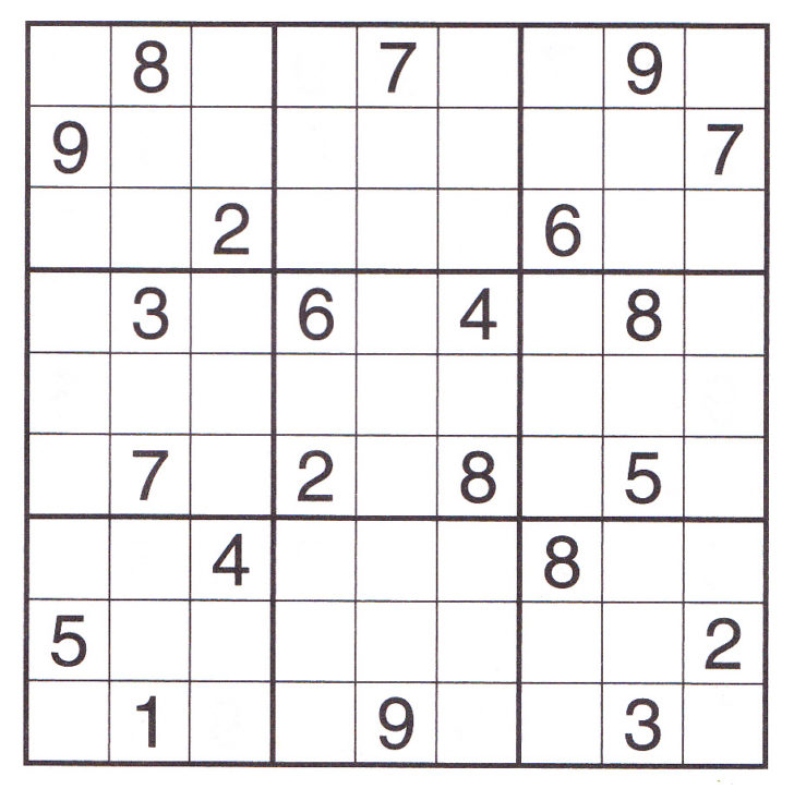 Free Printable Expert Sudoku Puzzles