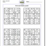 Extra Easy Sudoku Printable Sudoku Printable