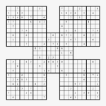 File Samurai Sudoku Big Sudoku Printable 618x618 PNG