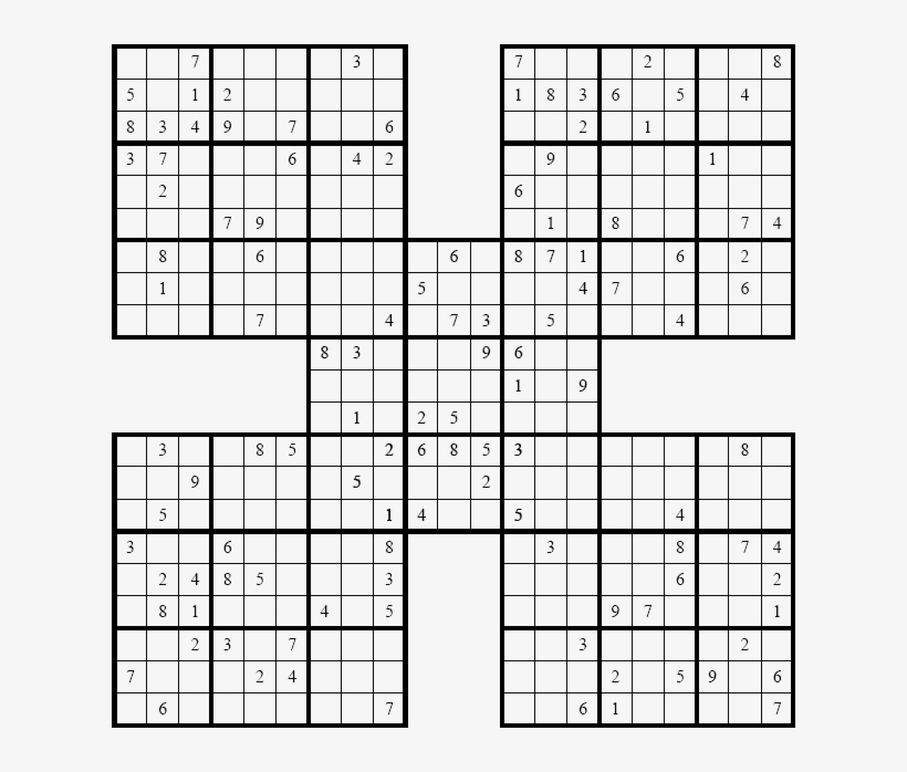 Big Sudoku Printable