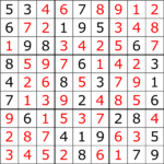 File Sudoku Puzzle By L2G 20050714 Solution Standardized