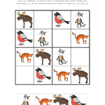 Forest Animals Sudoku Free Printables Gift Of Curiosity