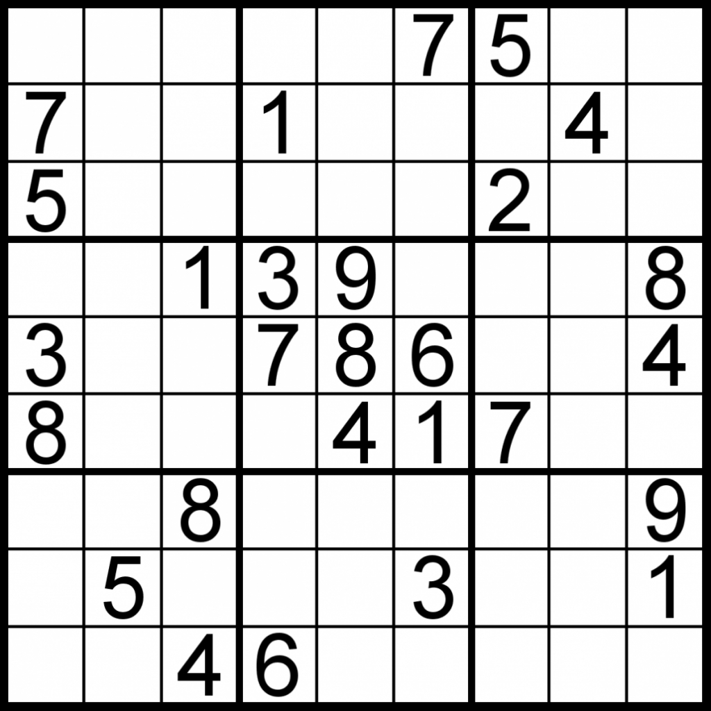 Large Printable Sudoku Grid Printable Sudoku Puzzles Online