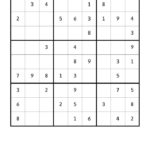 Free Downloadable Sudoku Puzzle Easy 2 Puzzles By Nilo