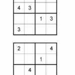 Free Kid Sudoku Puzzle Level 4 Page 10
