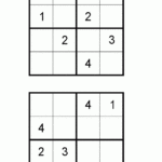 Free Kid Sudoku Puzzle Level 4 Page 11