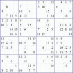 Free Printable 16x16 Sudoku Puzzles Quotes