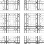 Free Printable 9x9 Sudoku Puzzles Sudoku Printable