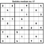 Free Printable Sudoku Medium Level Page 2 AnimationsA2Z