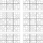 Free Printable Sudoku Puzzles For Kids Sudoku Printable