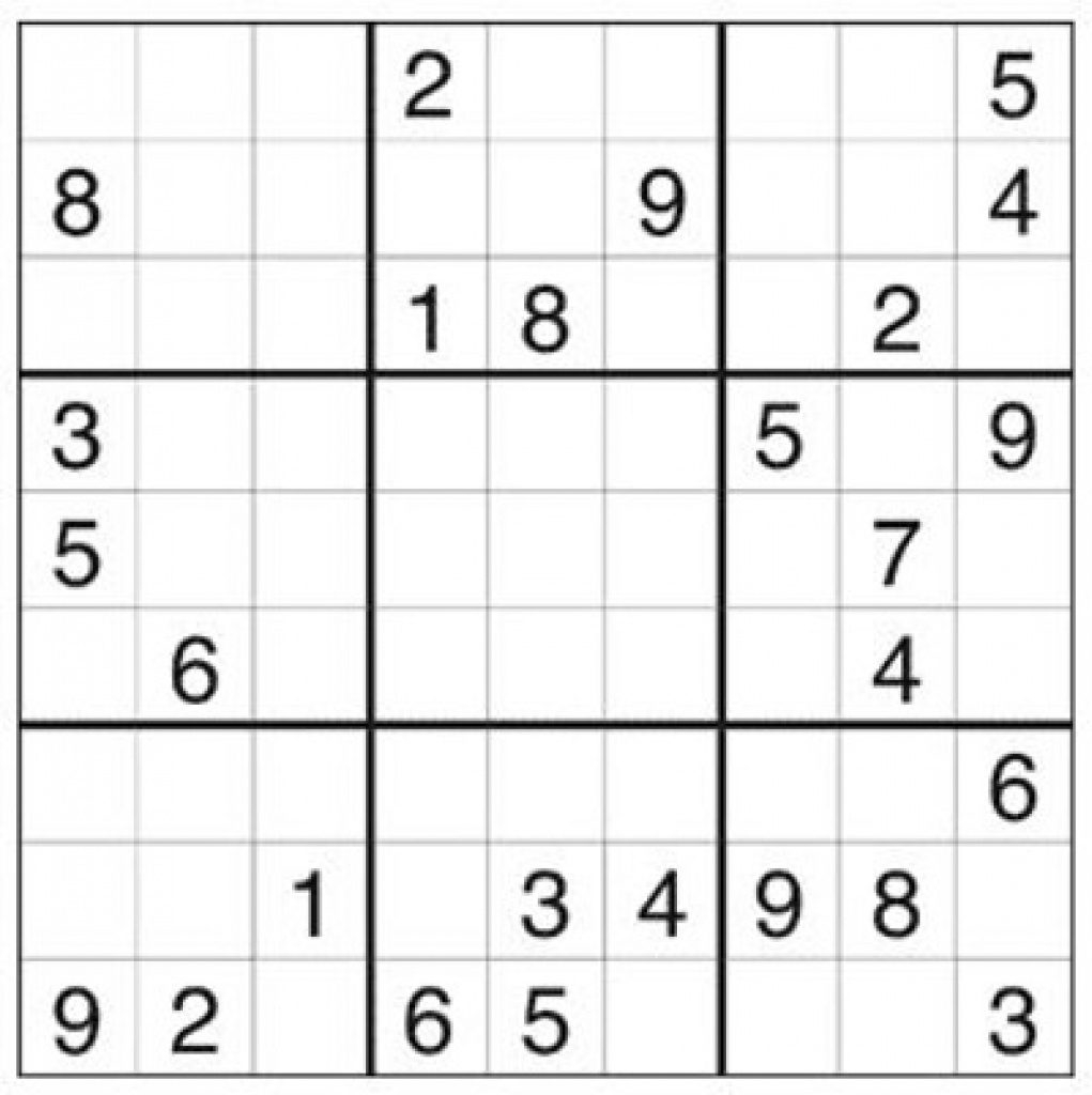 Free Printable Sudoku Livewire
