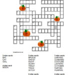 Halloween Crossword Puzzles Are Great For Your Fall Party
