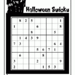 Halloween Sudoku Puzzle 3 Woo Jr Kids Activities