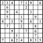 Janric Classic Sudoku For Sep 03 2018 By Creators