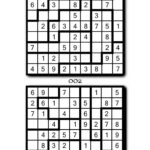 Jigsaw Sudoku Printable Puzzles Sudoku Printable