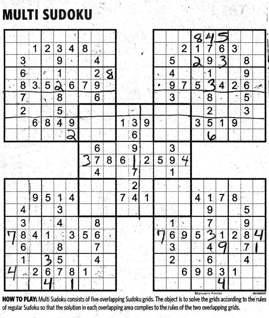 Jumbo Sudoku Printable Printable Template Free