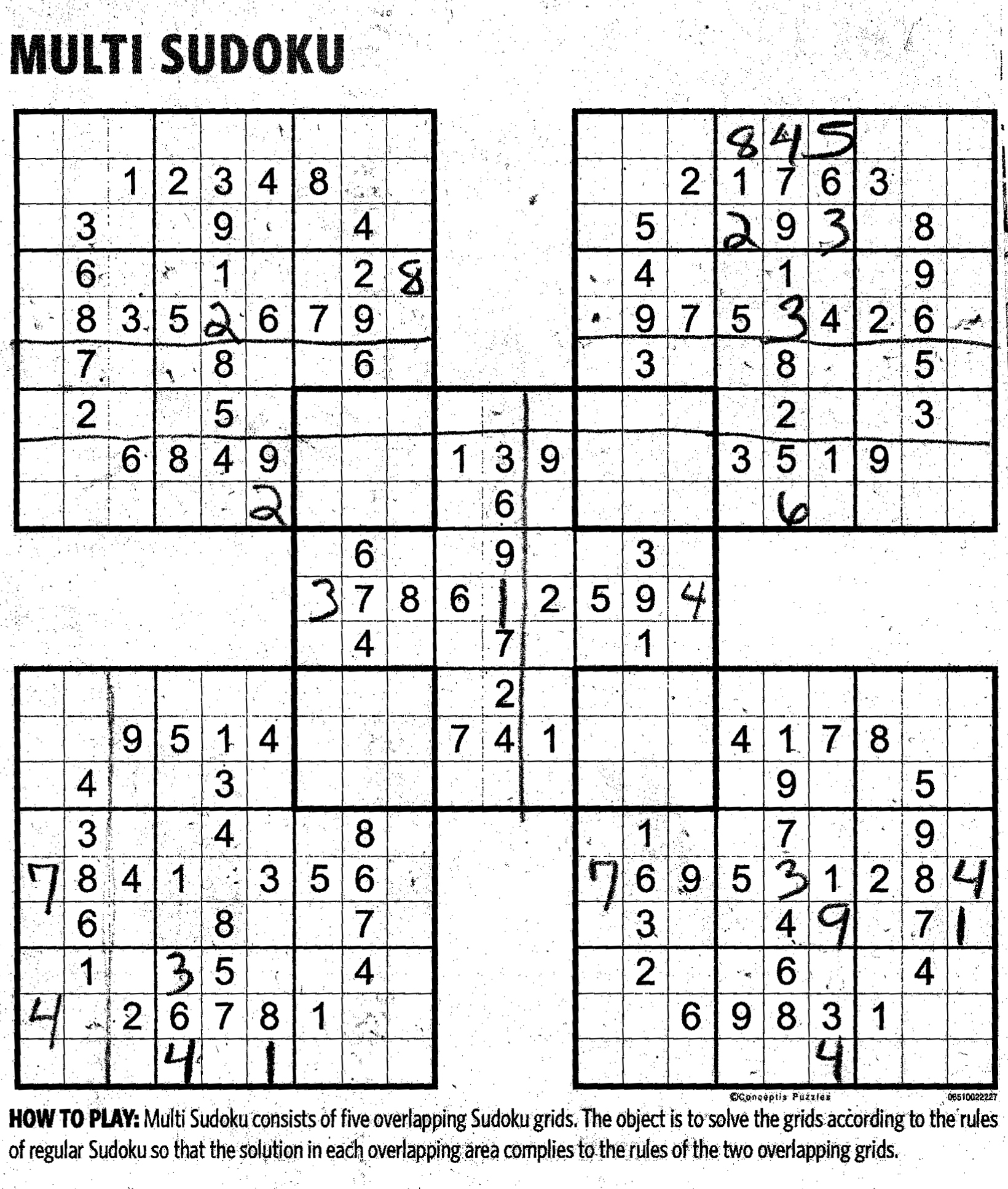 Jumbo Sudoku Printable