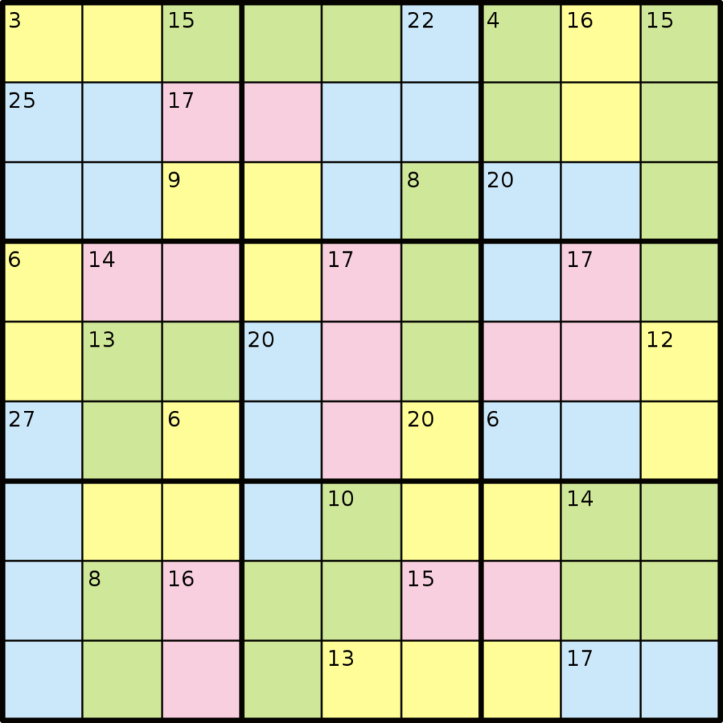 Killer Sudoku Wikipedia