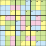 Killer Sudoku Wikipedia Printable Sum Sudoku Puzzles